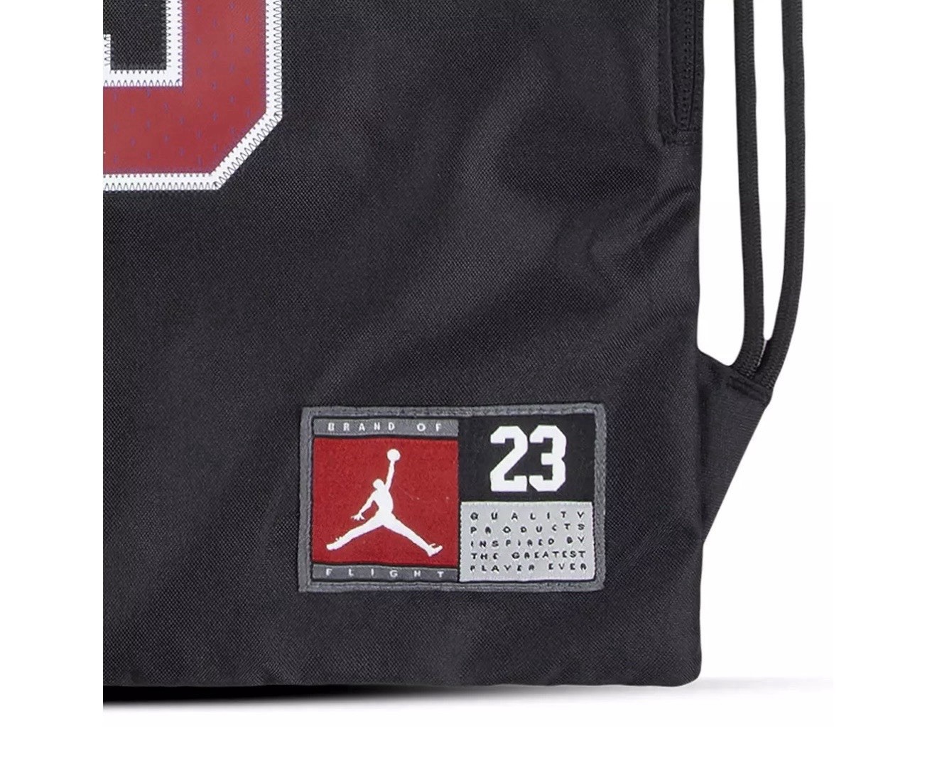 *new* Jordan Drawstring Gym Sack Backpack – Black & Red