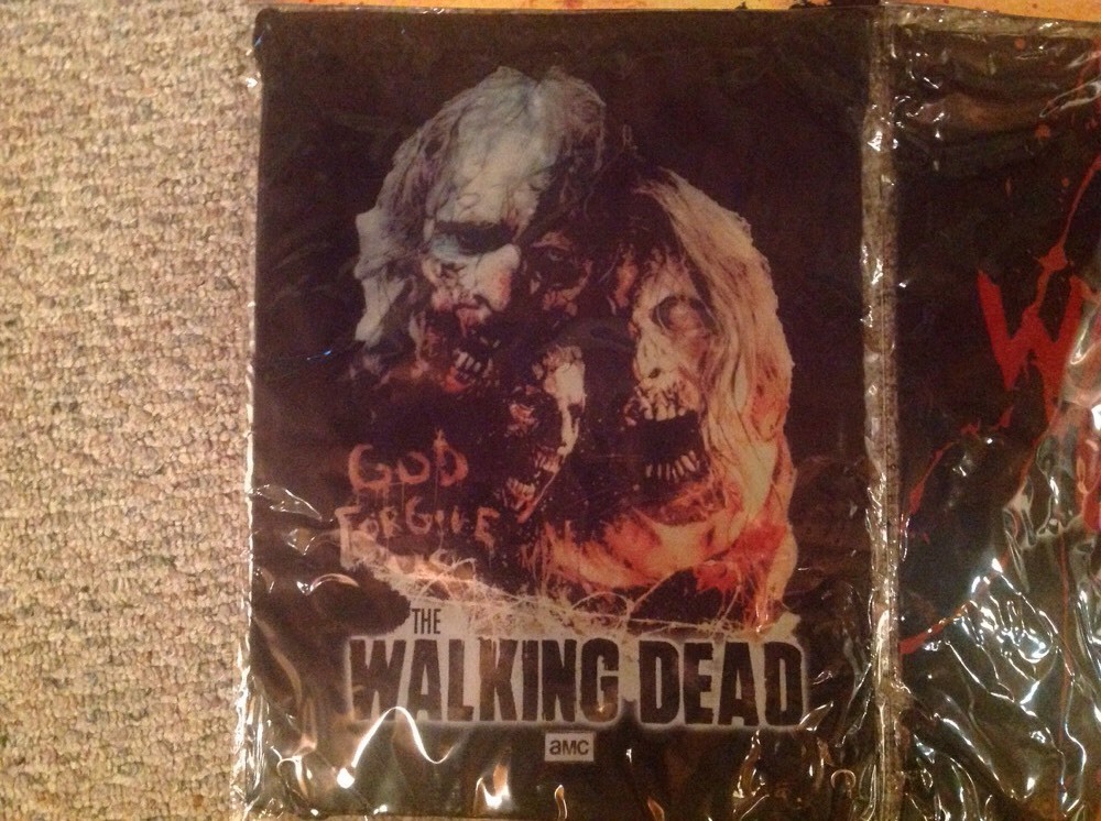 AMC The Walking Dead Walker Bait PROMO Cinch TOTE Bags Officially Licensed NEW!