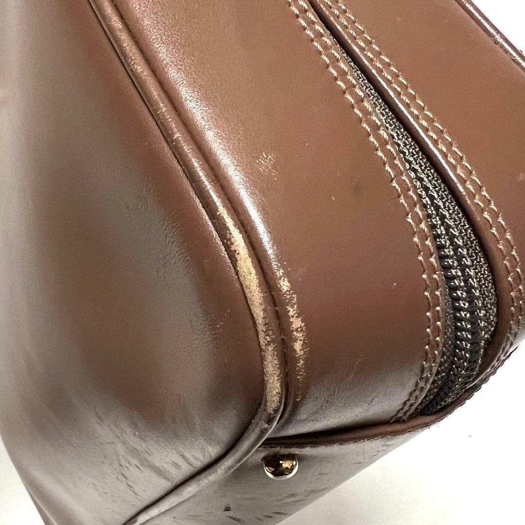 GIANFRANCO LOTTI Business Bag Briefcase Handbag Leather in Brown USED Good Cond