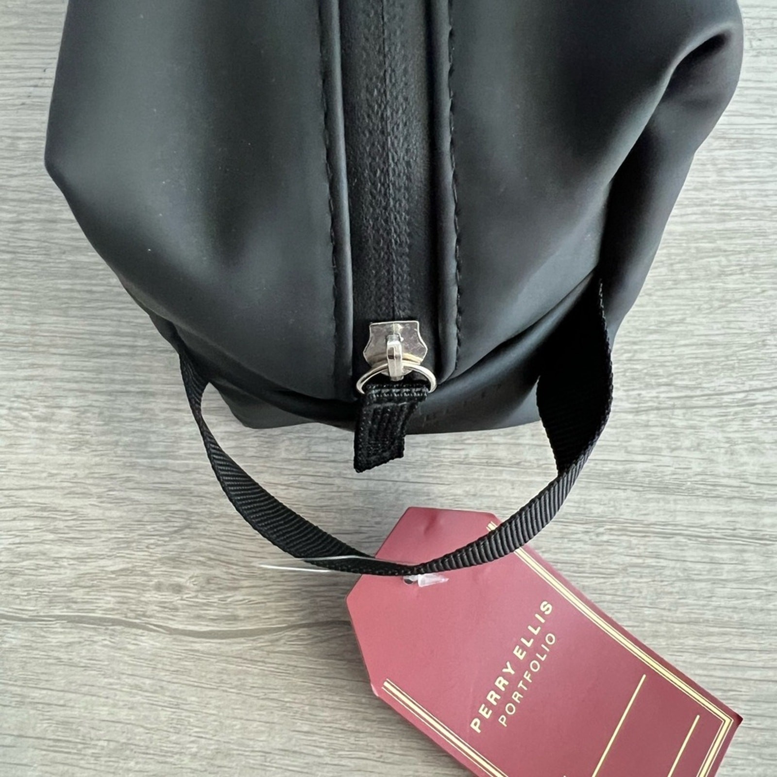 Perry Ellis Portfolio Men’s Black Nylon Handle Travel Kit