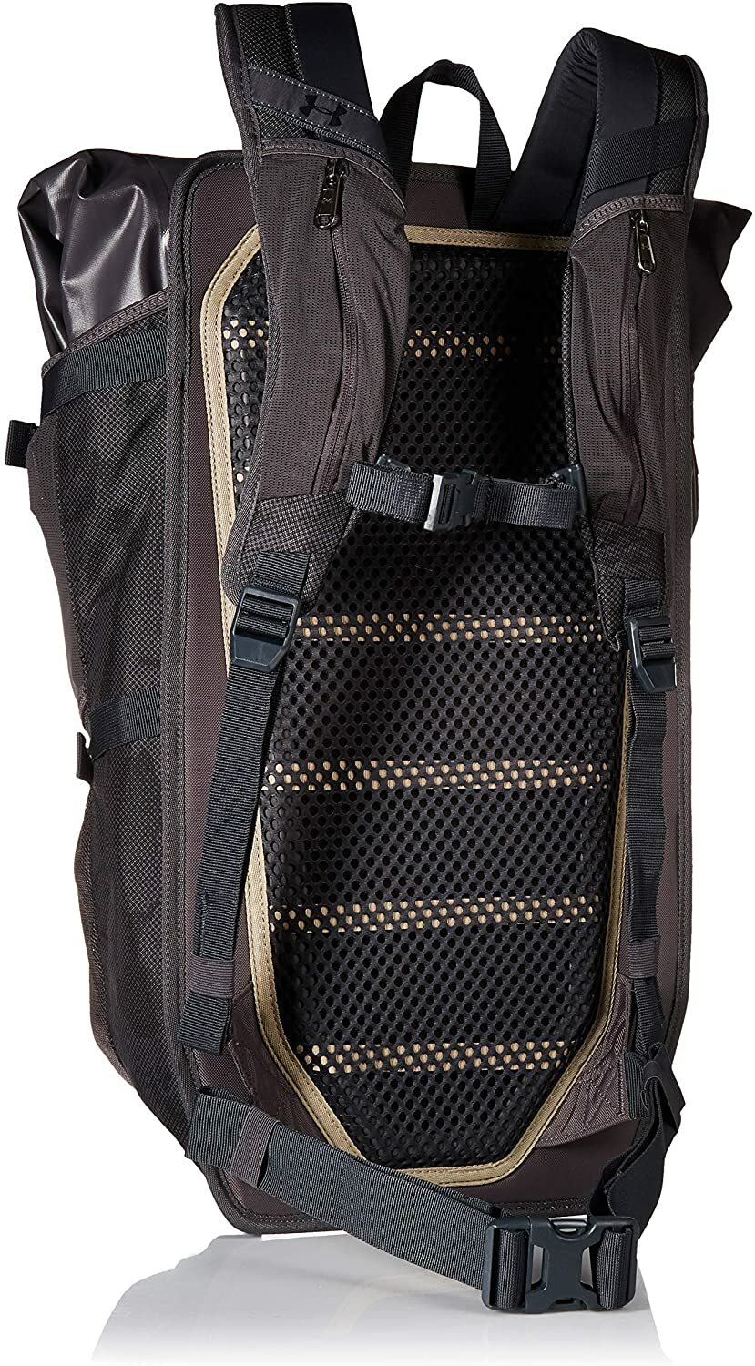 Under Armour Waterproof Roll Top 40L Backpack – Blackout Camo NWT $175
