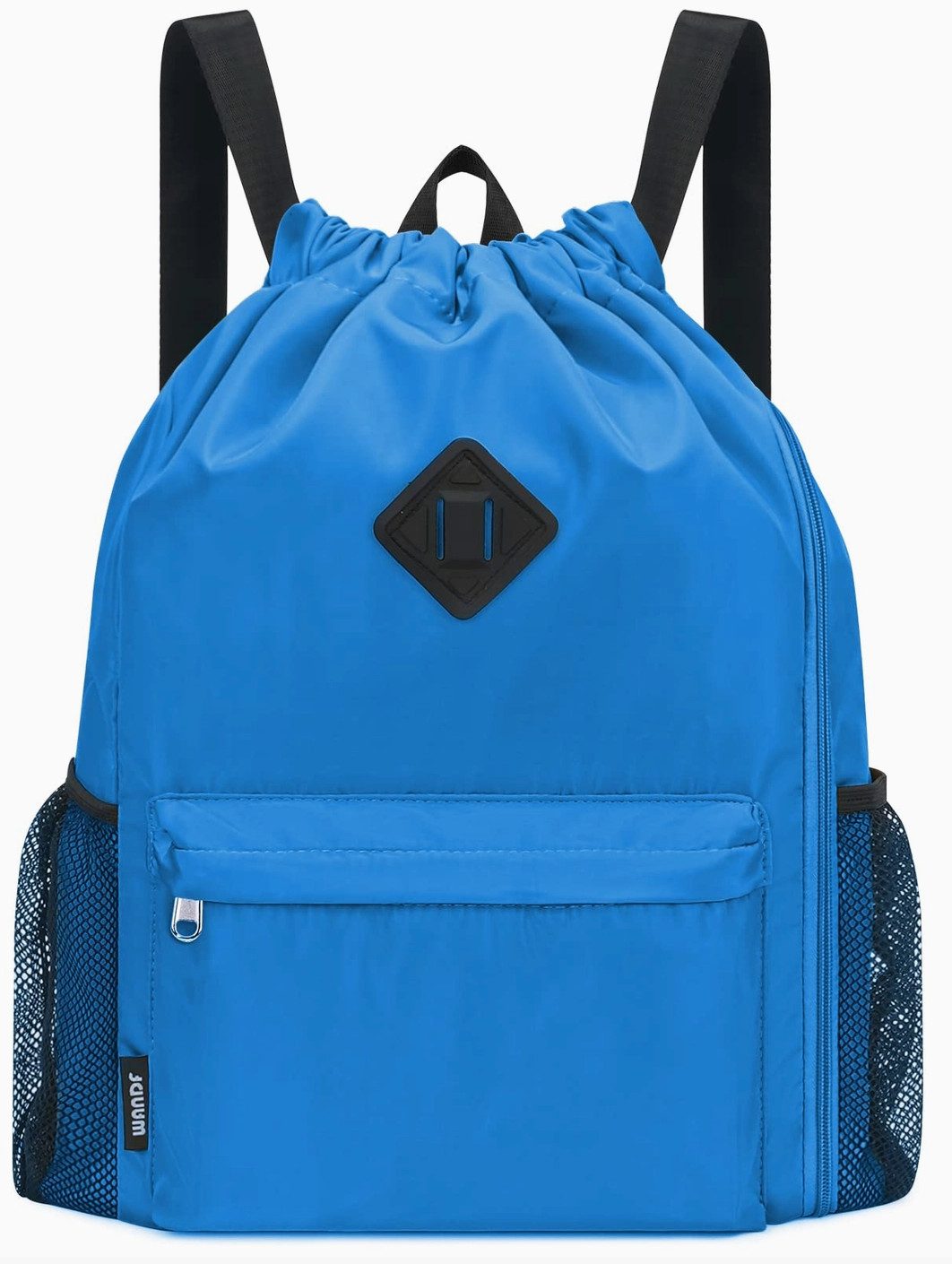 Drawstring Backpack Sports Gym Bag with Shoes Compartment Water-Resistant Str…