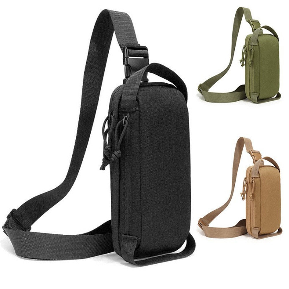 Tactical Sling Chest Pack Bag Molle Daypack Military Shoulder Bag/Molle Keychain