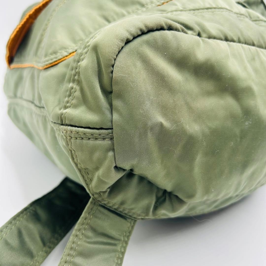 PORTER TANKER Backpack Sage Green Nylon Daypack 14L Yoshida Japan from japan