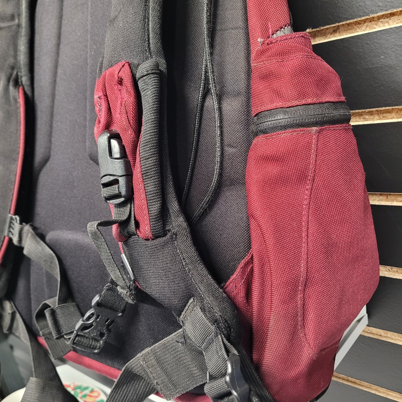 Y2K Vintage Oakley Kitchen Sink Backpack Laptop Bag Tactical Equipment Maroon