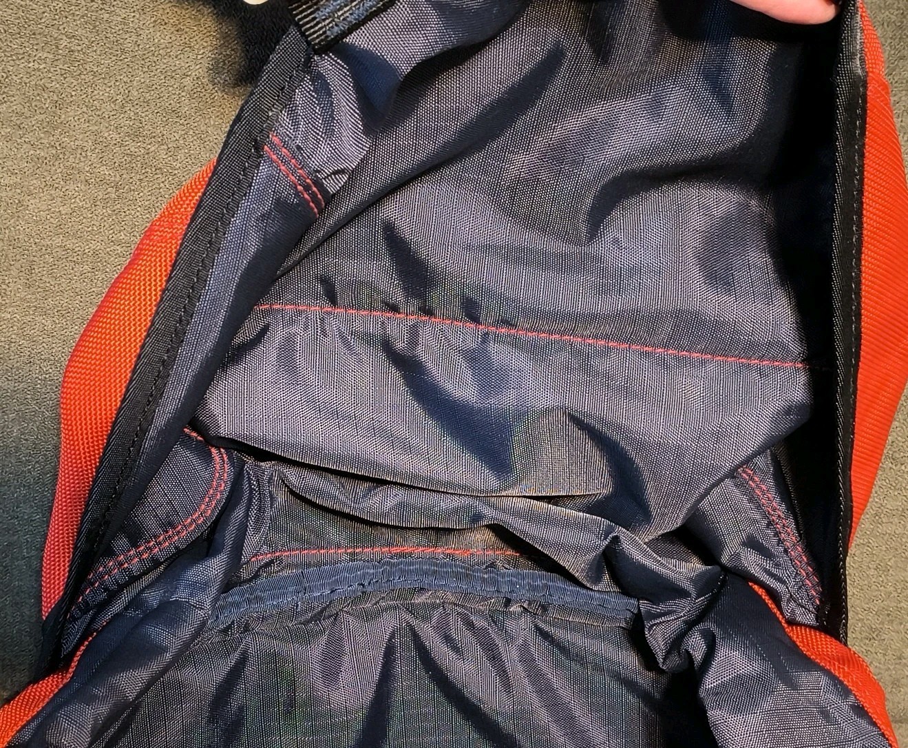 Vintage Abercrombie & Fitch 90s A-20 Hiking Backpack A20 Red .Hard To Find