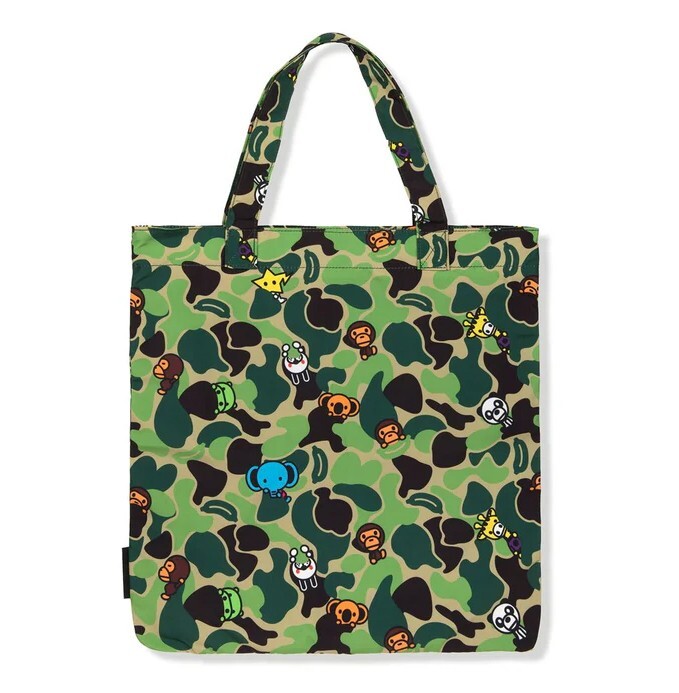 *A BATHNIG APE BABY MILO STORE BABY MILO PLUSH DOLL RECYCLE TOTE BAG AM20189335