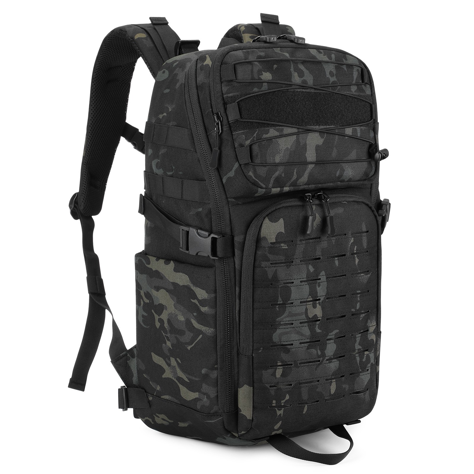 40L Military Tactical Backpack Molle Army 3 Day Assault Pack Outdoor Travel Bag
