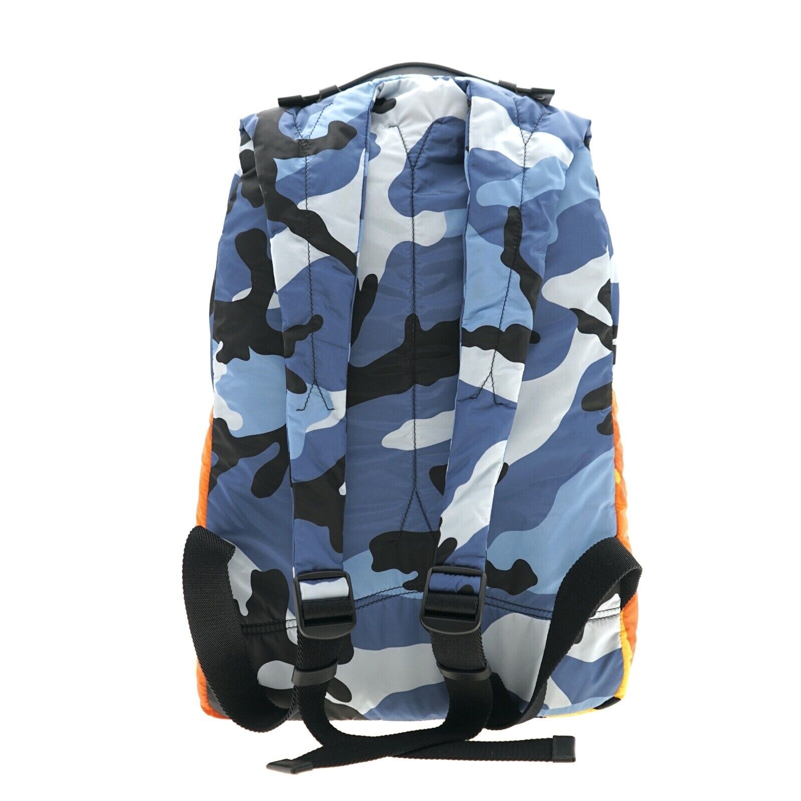 Valentino Garavani Camushuffle Backpack Quilted Nylon Multicolor New