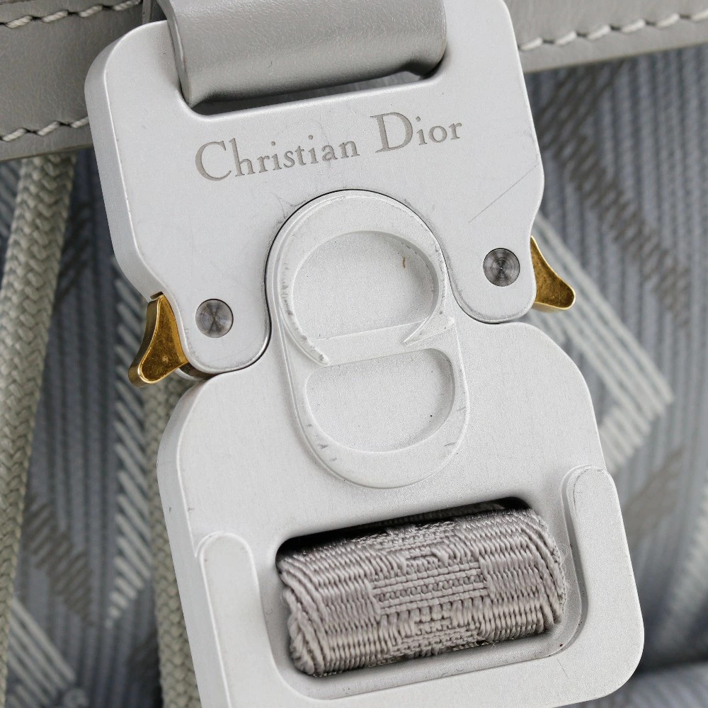 Dior Hit The Road Backpack Gray PVC Men’s Italy Excellent Used