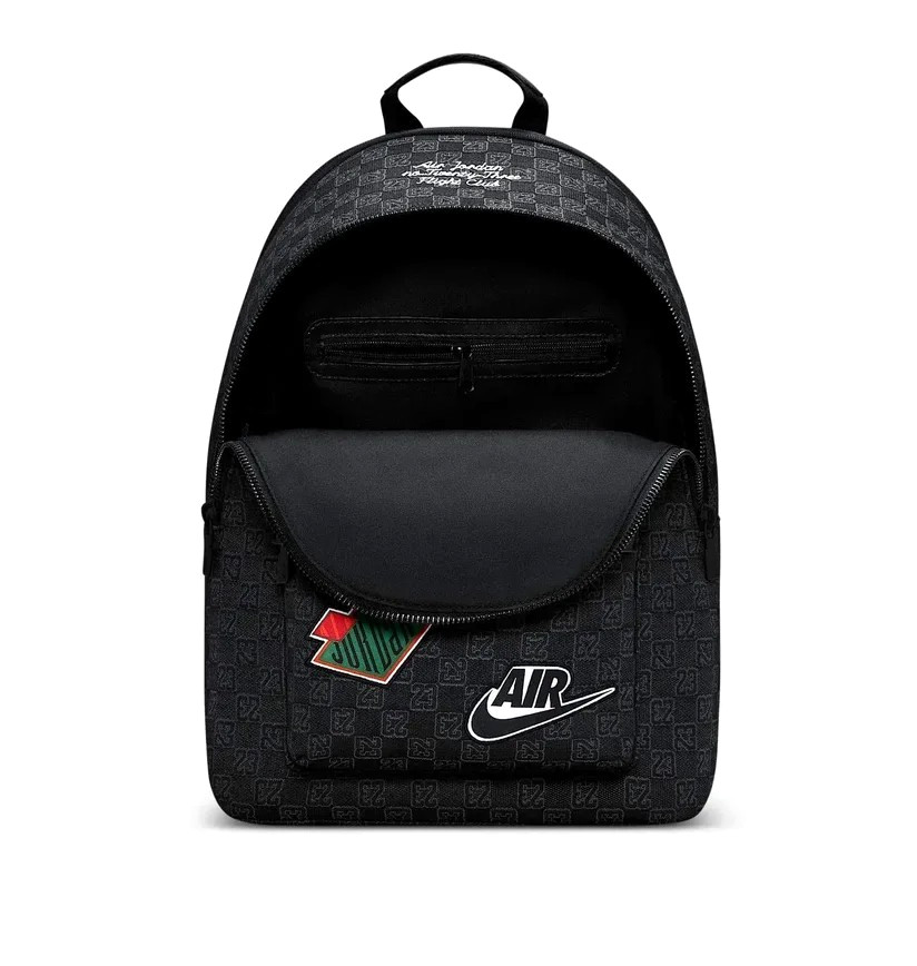 Nike Air Jordan Monogram 20L Black Patch Backpack Bookbag Bag MA9155-023 NEW