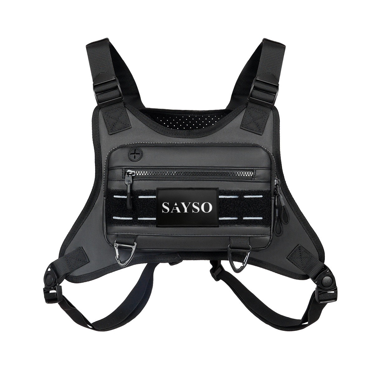 Sport Running Chest Rig Bag Front Pouch Recon Kit Pack Protective Vest