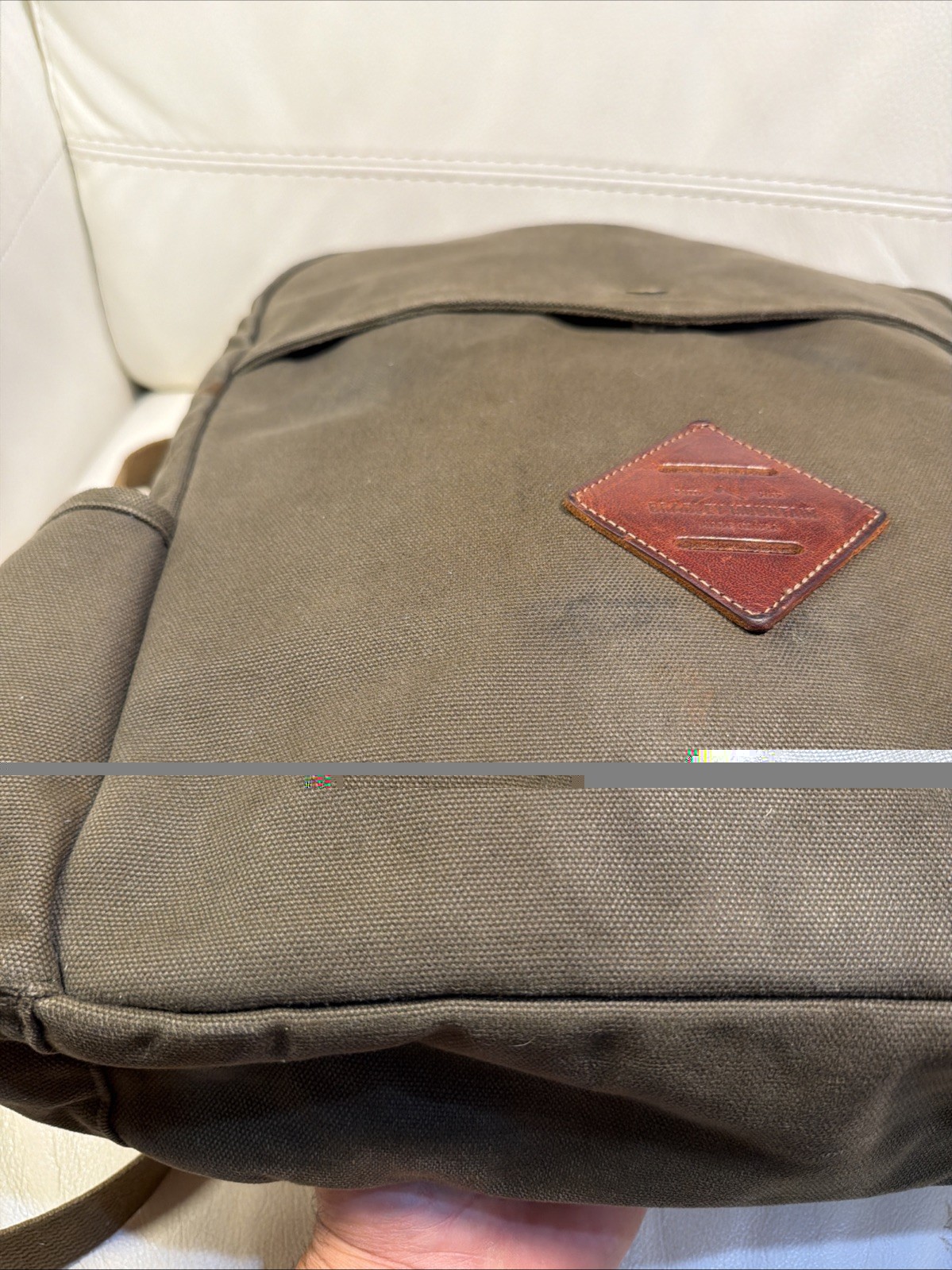 Bradley Mountain Large 17” Waxed Canvas Backpack – Field Tan – Made in the USA