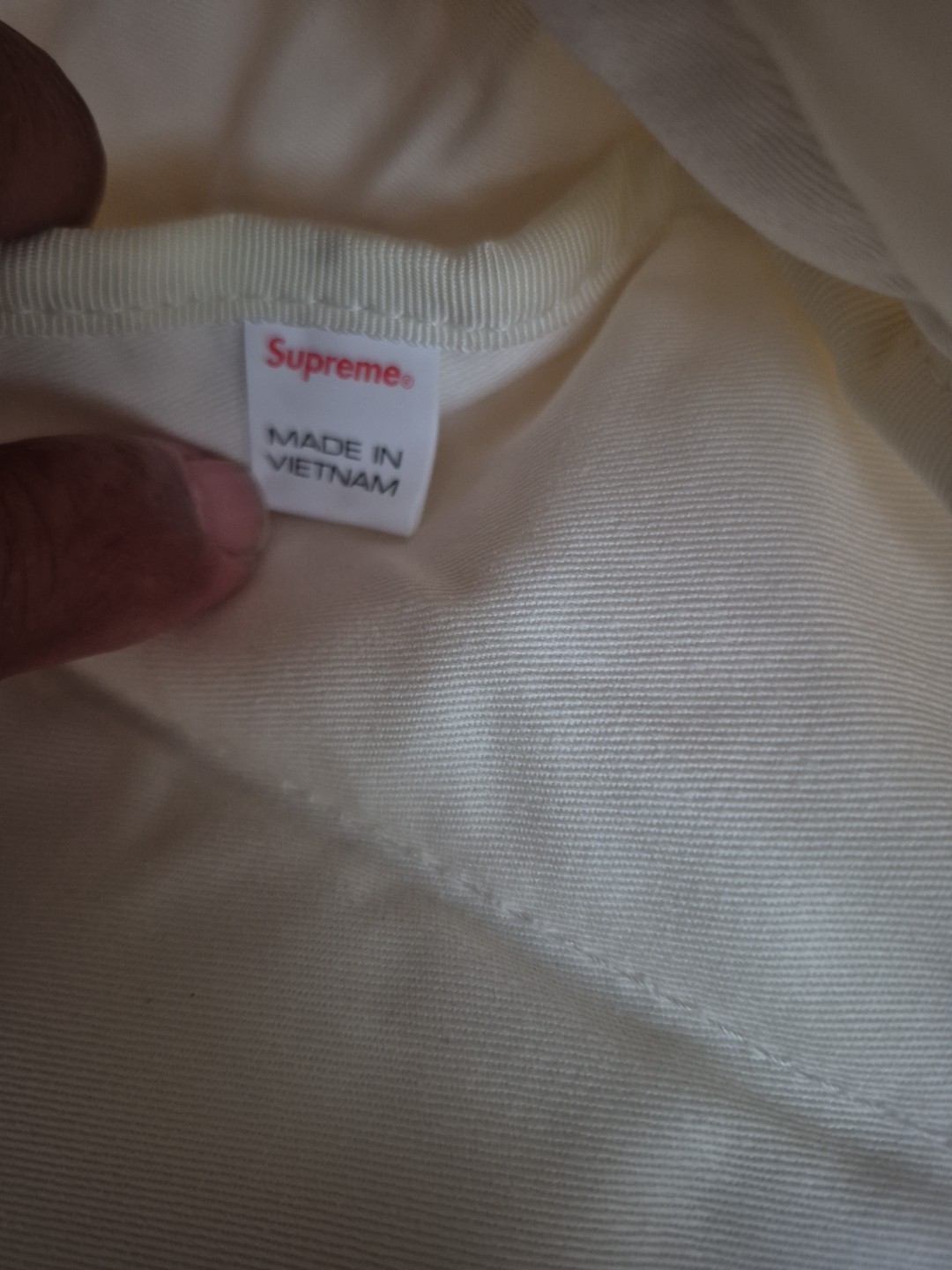 Supreme Canvas Backpack White Box Logo FW20 2020