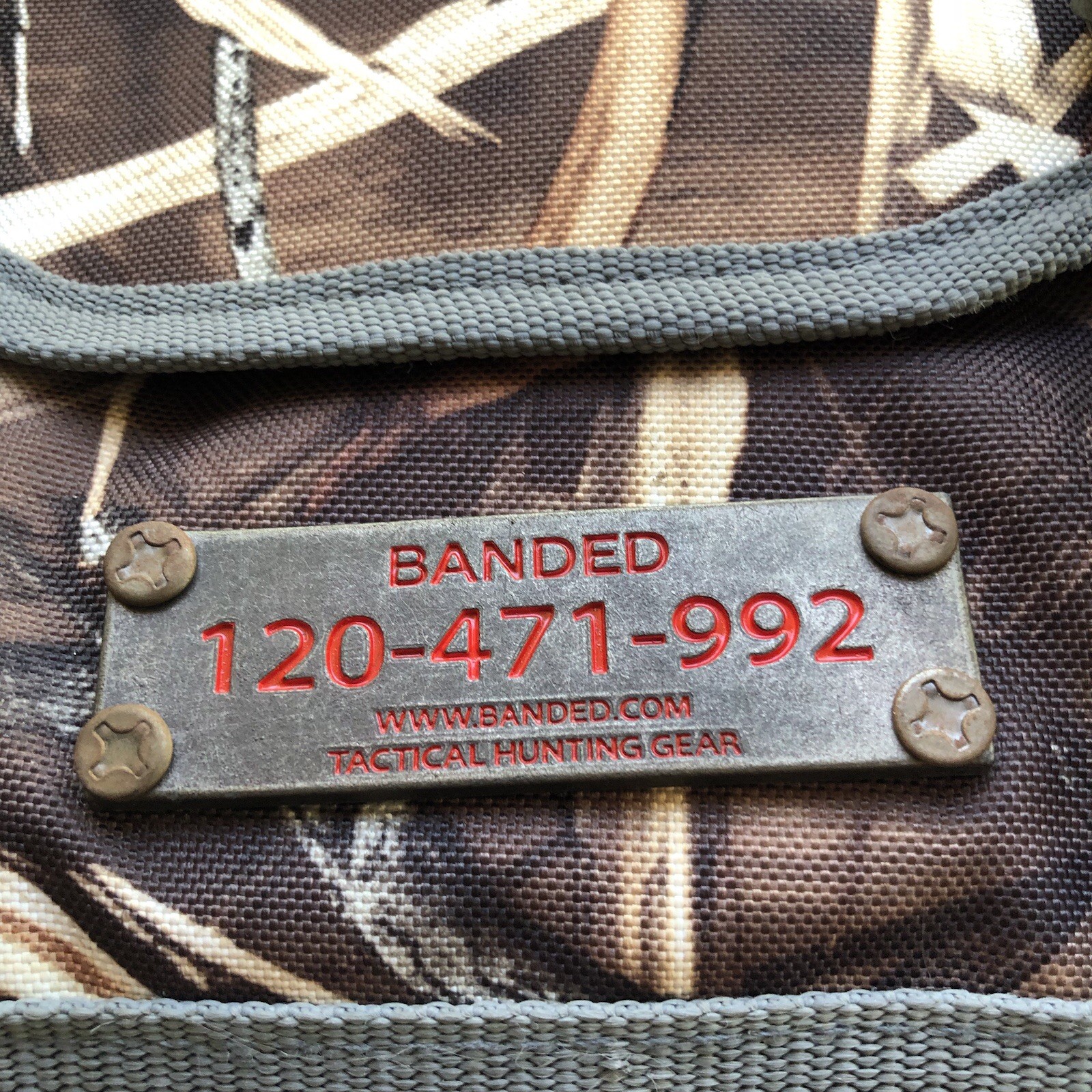 Banded Hammer Floating Blind Olive Green/Tan Camo Duffle Bag Straps NWT Hunting