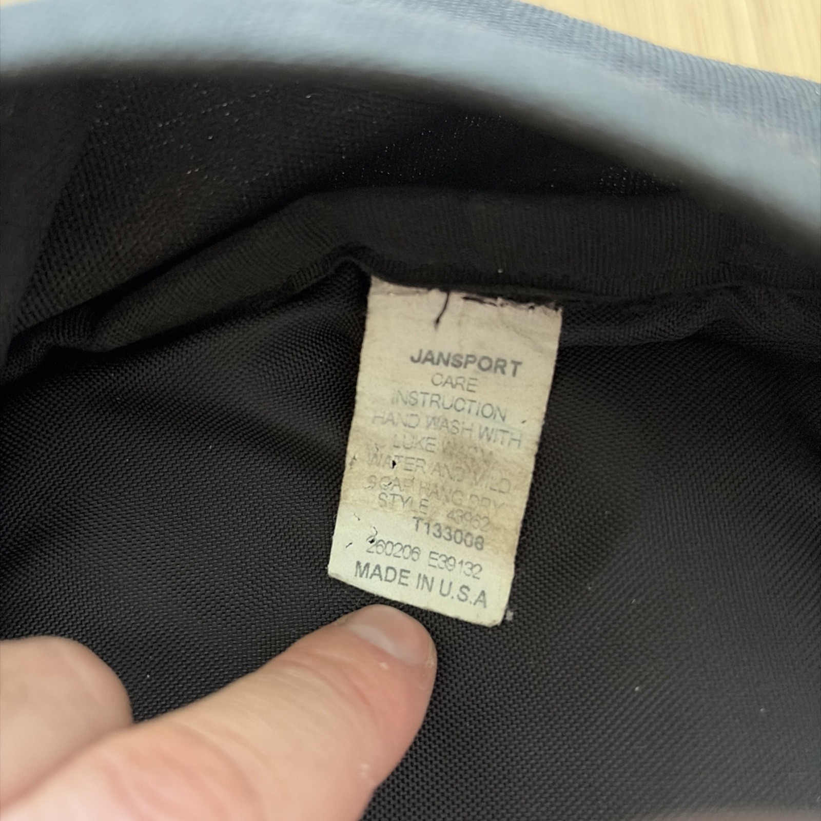 Jansport Suede Bottom Back Pack Solid Black Vintage Backpack (See Photos)
