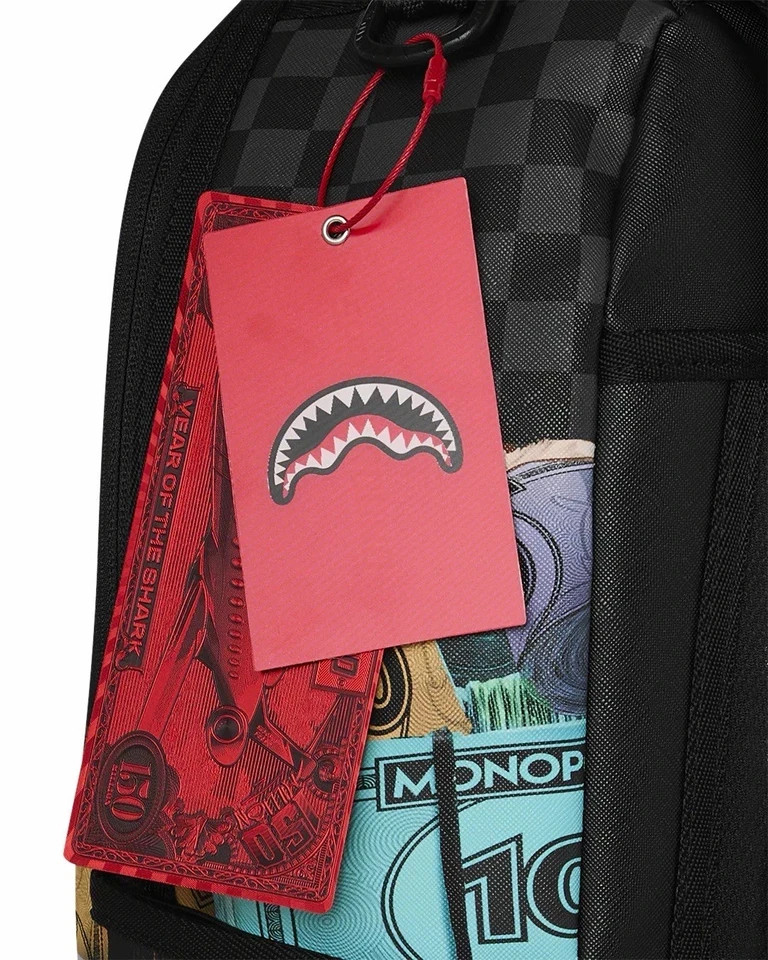 SPRAYGROUND BACKPACK MONOPOLY MONEY STACKS B8782 NEW IN BAG WITH TAGS