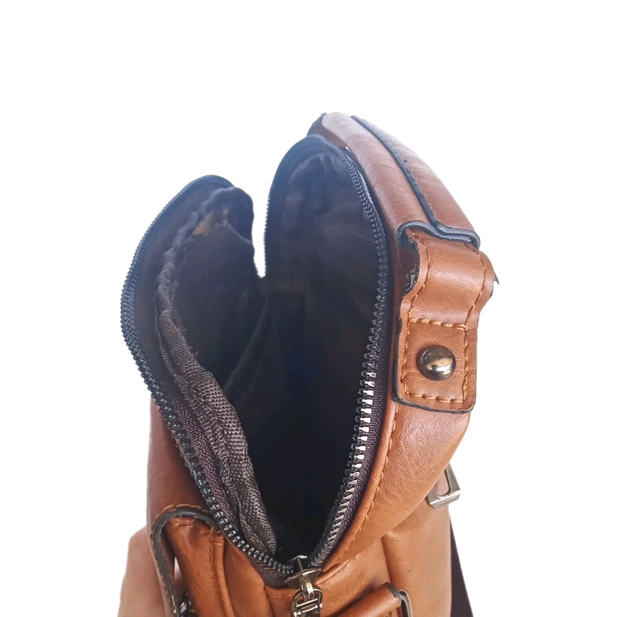 Weixier Service Bag Crossbody JW Ministry Missionary Bible Messenger Brown PU