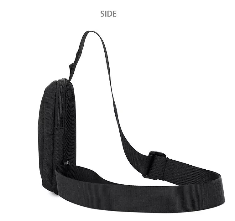 Men’s Shoulder Bag Oxford Chest Bag Sling Crossbody Bag Casual Travel Phone Bag