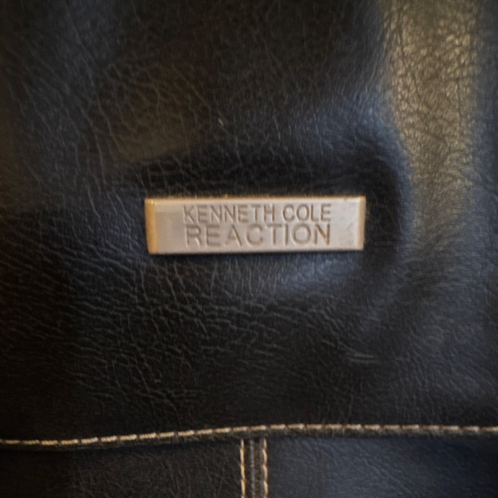 Kenneth Cole Reaction Men’s Black Messenger Bag Buckle Flap Zip, Adj Strap