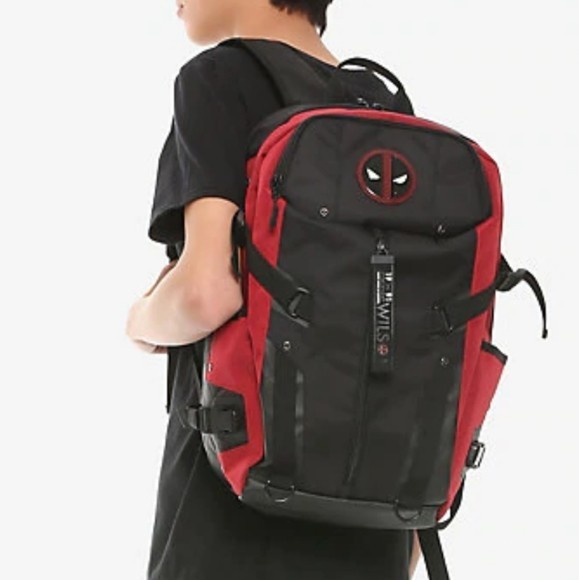 Bioworld Deadpool Built Up Backpack Hot Topic Marvel 1991 Wilson