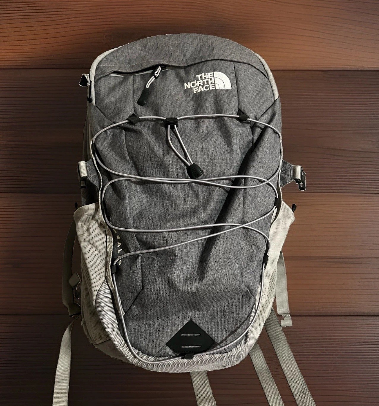 The North Face Borealis Backpack Gray Laptop School Travel Hiking Daypack