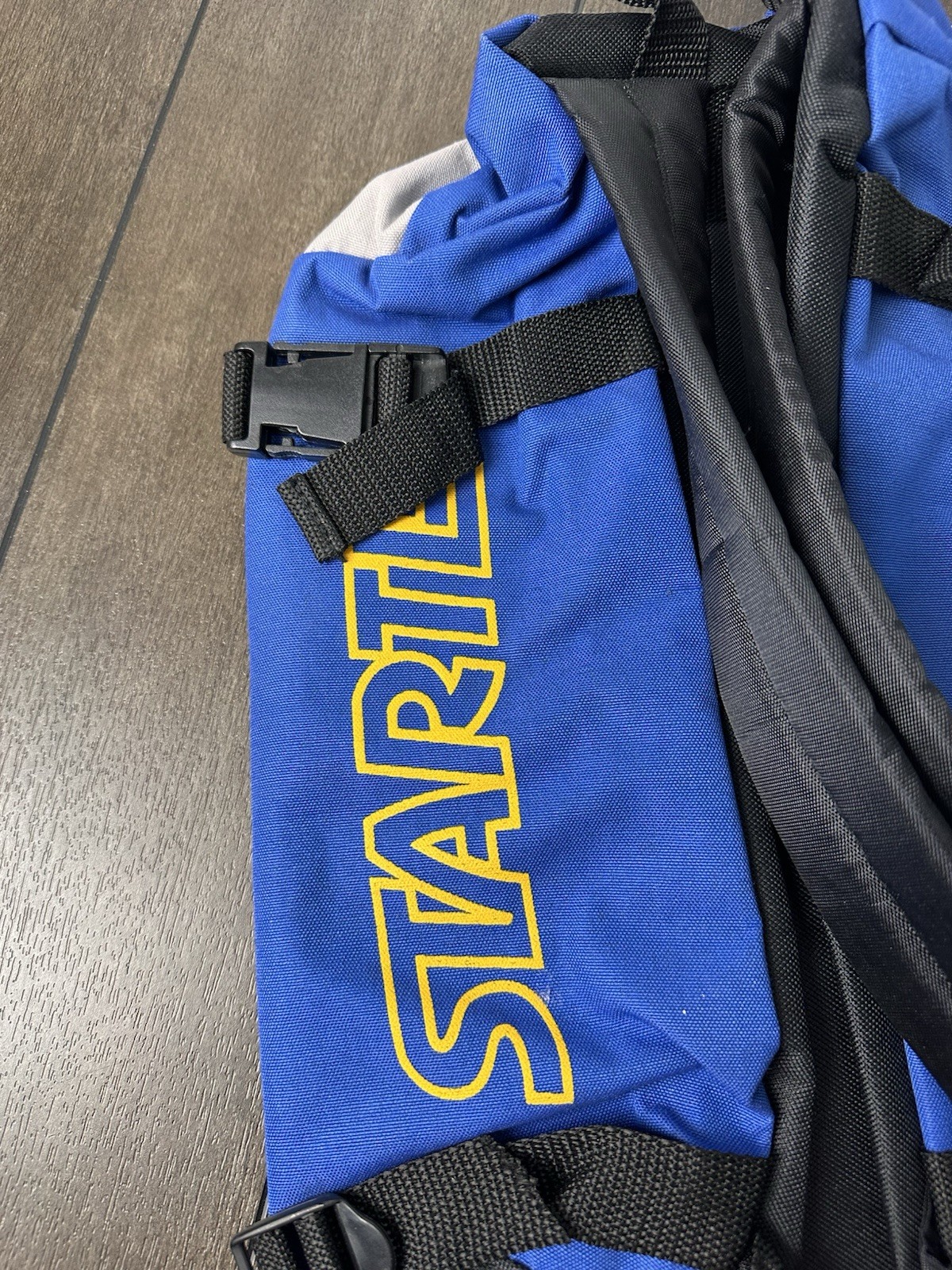 Vintage 90s Starter Backpack Blue NEW with tags School Bag Books