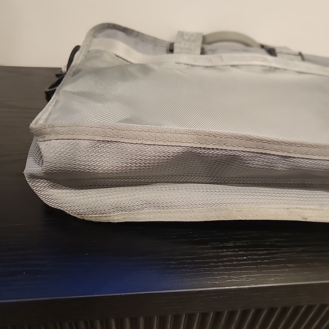 Diesel Business Messenger Laptop Crossbody Cargo Gray Bag Used Y2K