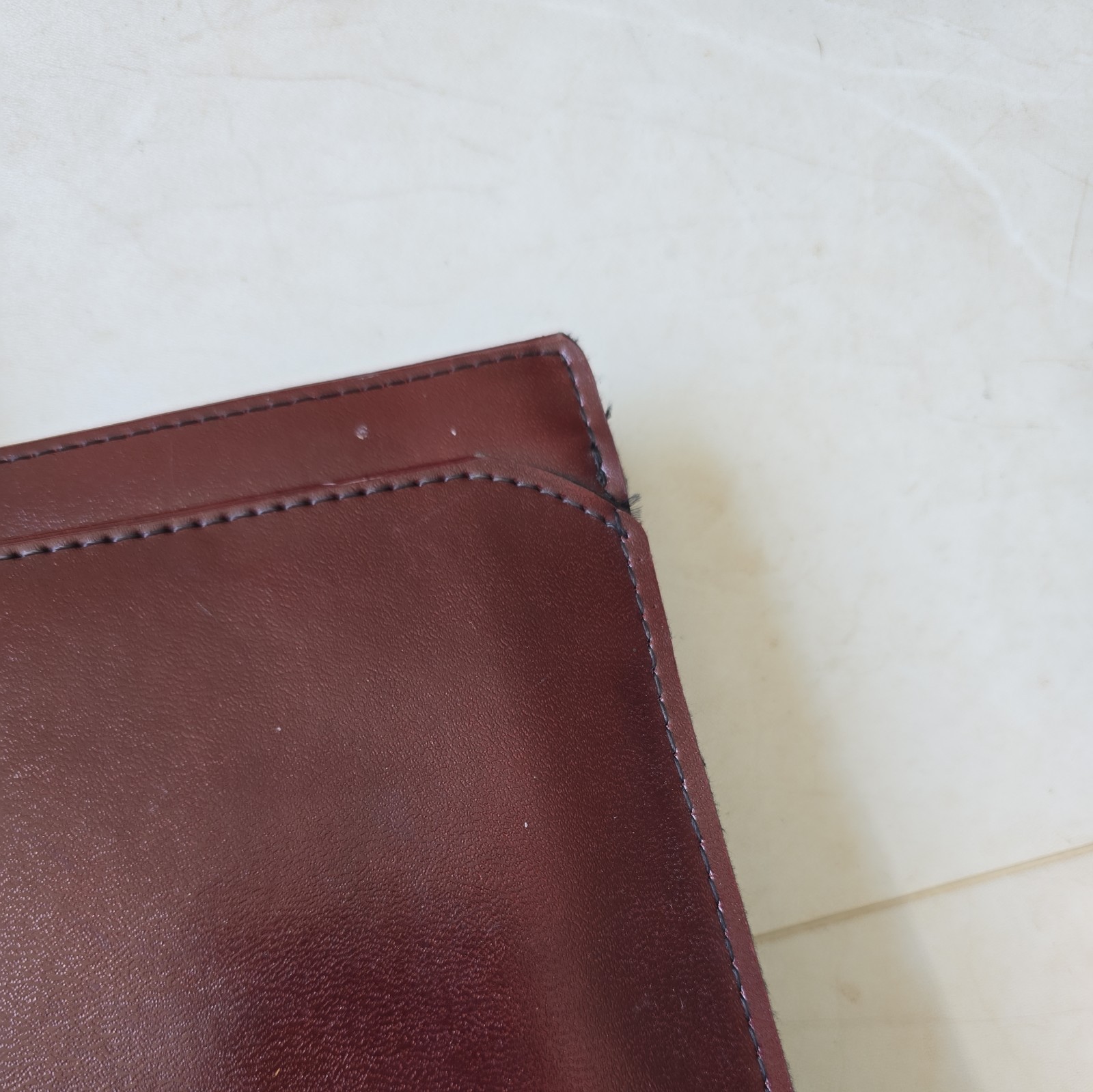 Vintage Hazel America’s Case Maker Briefcase Portfolio Zip close Burgan Bag USA