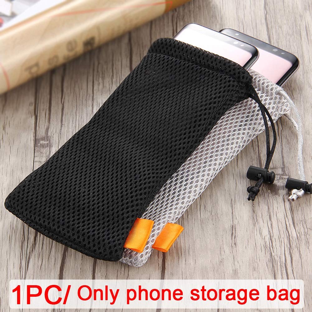 Nylon Mesh Drawstring Bag,Mesh Drawstring Storage Bag for Mobile Phone and Po…