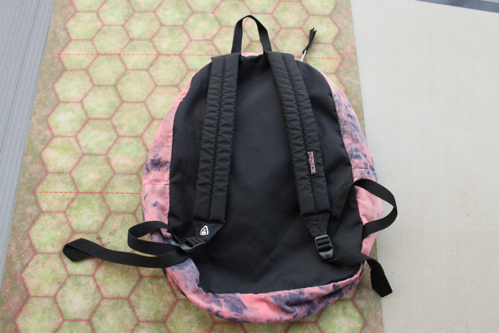 Vintage Jansport Backpack Dapack -Blue Pink Dyed -Retro Y2K 90s