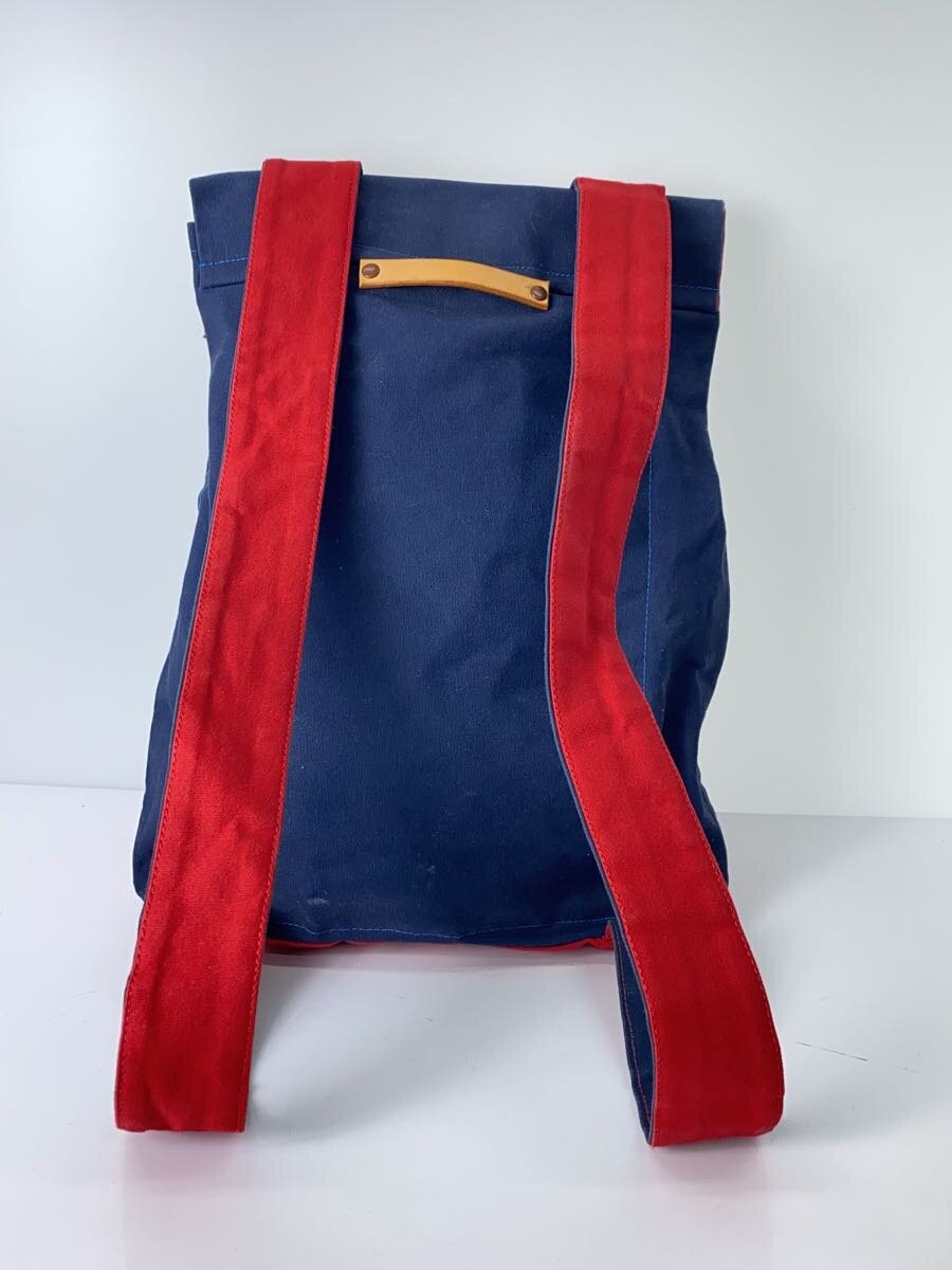 Other Brand Backpacks Made in Japan Canvas Two-Tone Cotton NVY Solid Color