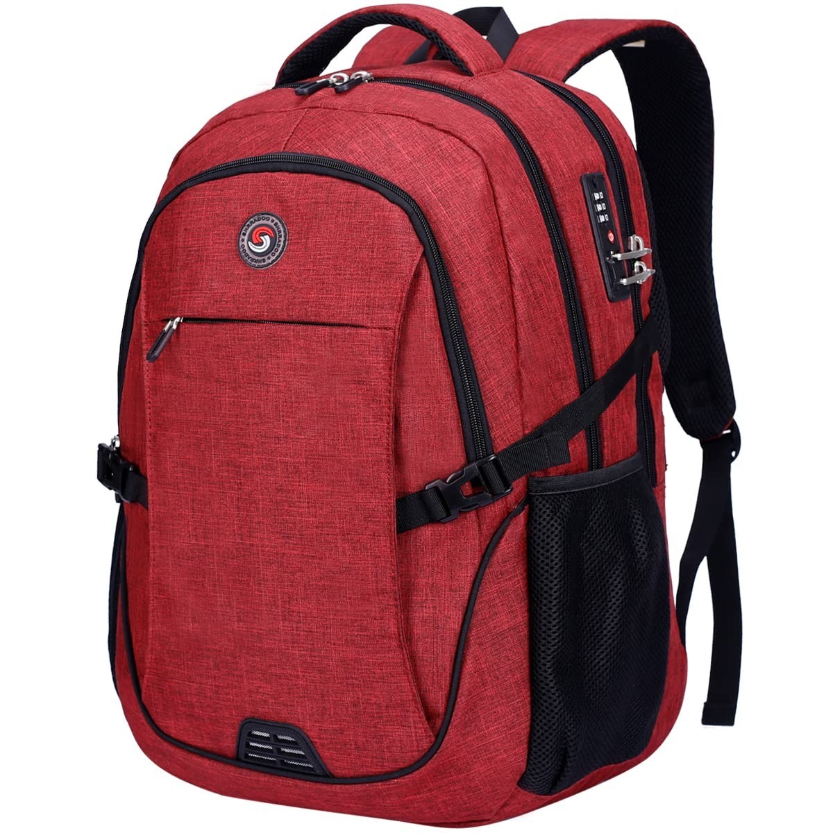 Anti-Theft Laptop Backpack with Combination Lock – Fits 17″ Laptop, Travel Bag,