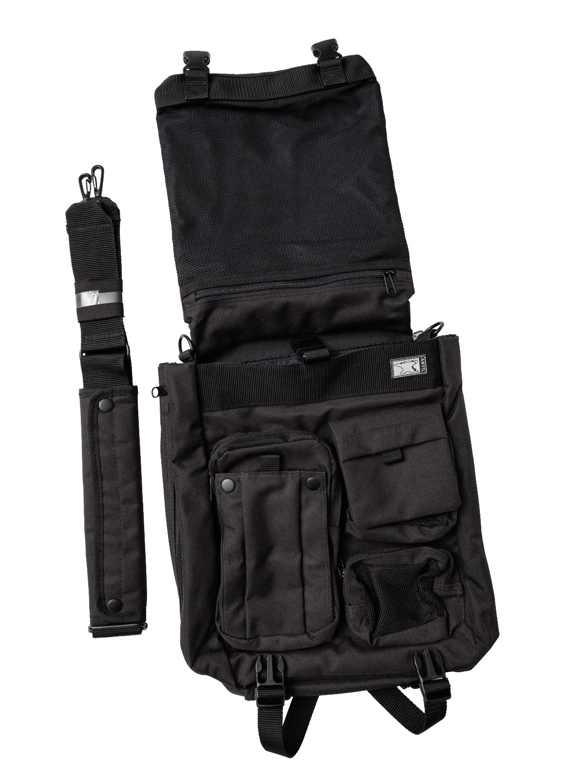 ANVIL Messenger Bag Vertical Courier Satchel Shoulder Pad Ballistic Nylon RARE