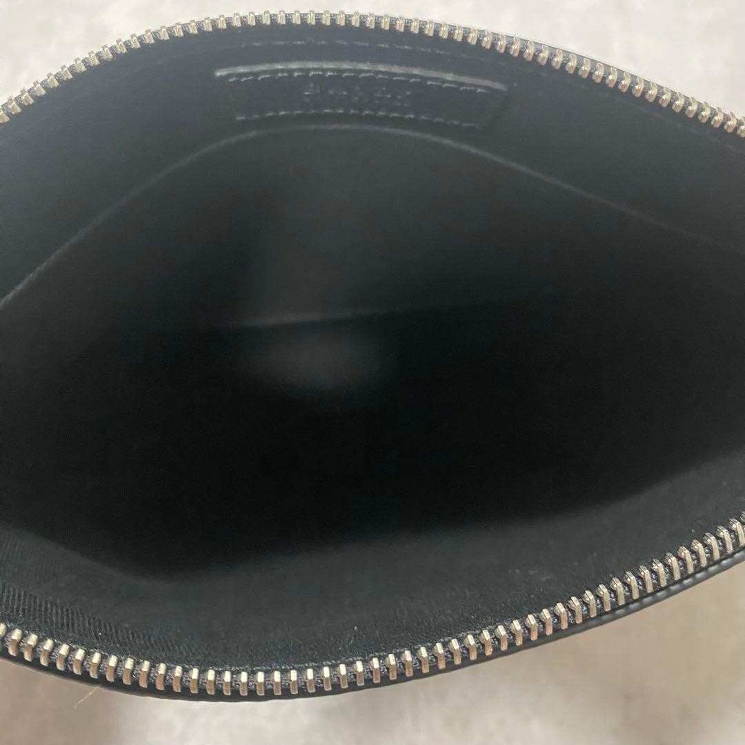 BALLY Second Bag Clutch Bag Black Leather Men’s Unused