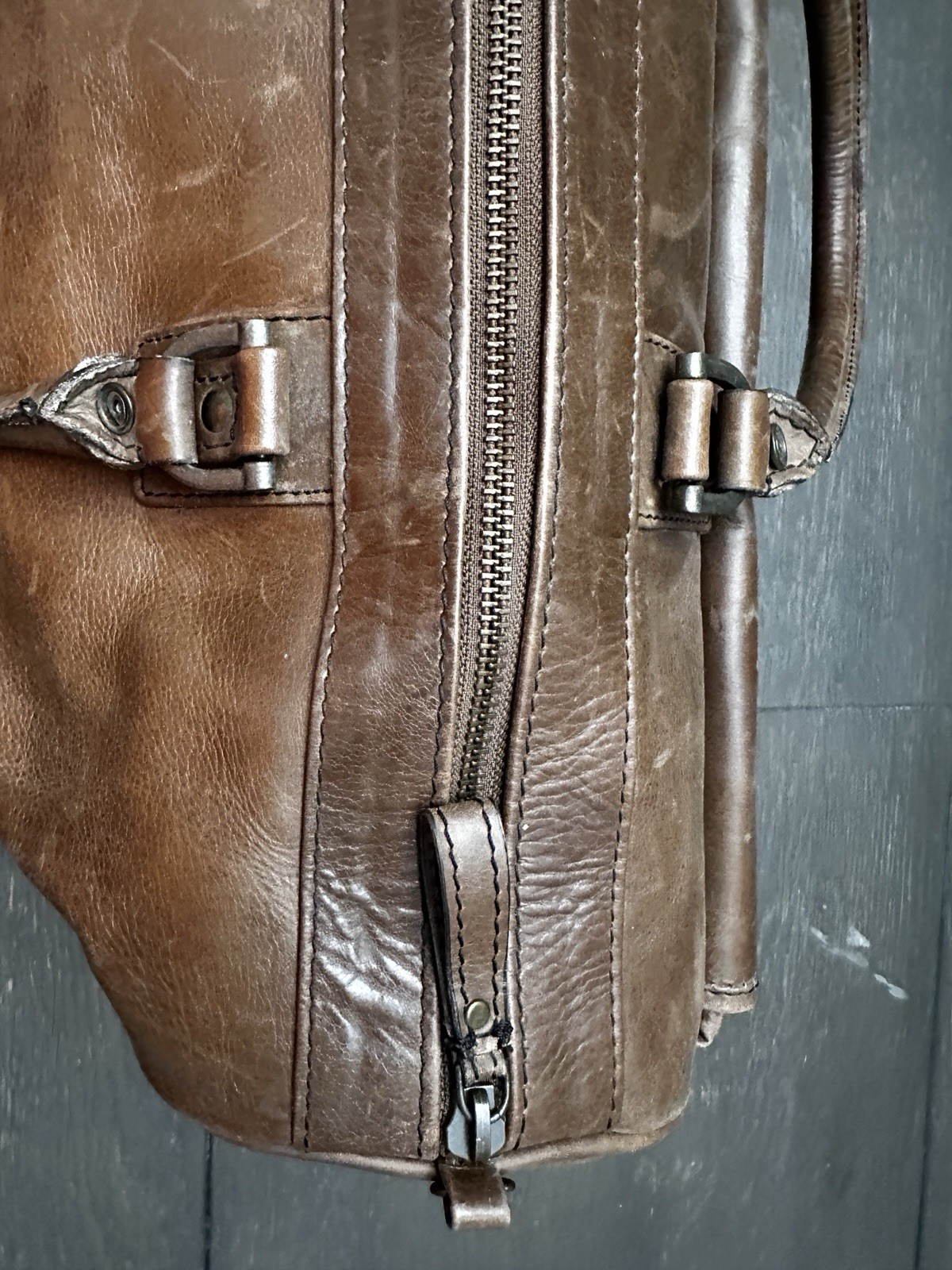 Large Full Grain Leather Duffle Bag Travel 20”