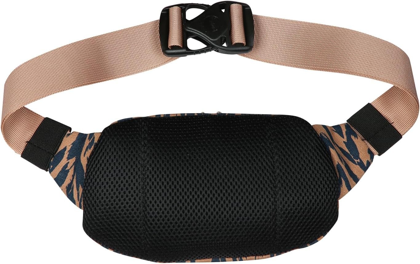 KAVU Canvas Spectator Belt Bag Hip Fanny Pack One Size, Chevron Shore