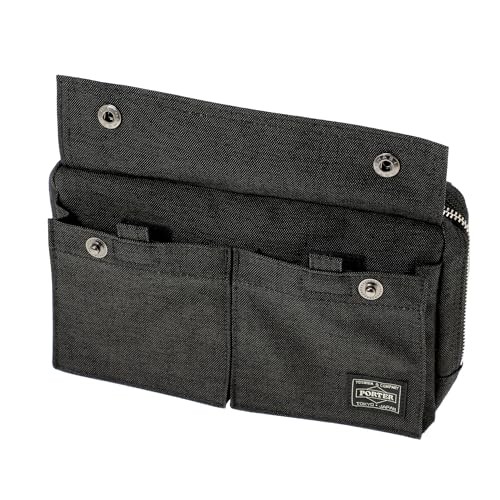 PORTER SMOKY 2WAY Shoulder Bag 592-26369 Black Clutch Made in Japan New Y870199