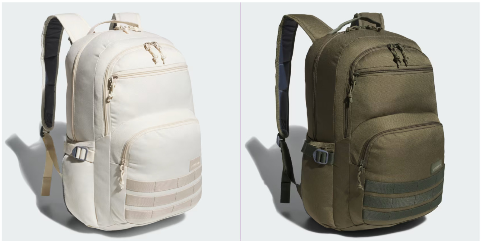 Adidas Originals Daily Backpack Dark Green / Night Cargo / White / Beige / Onyx