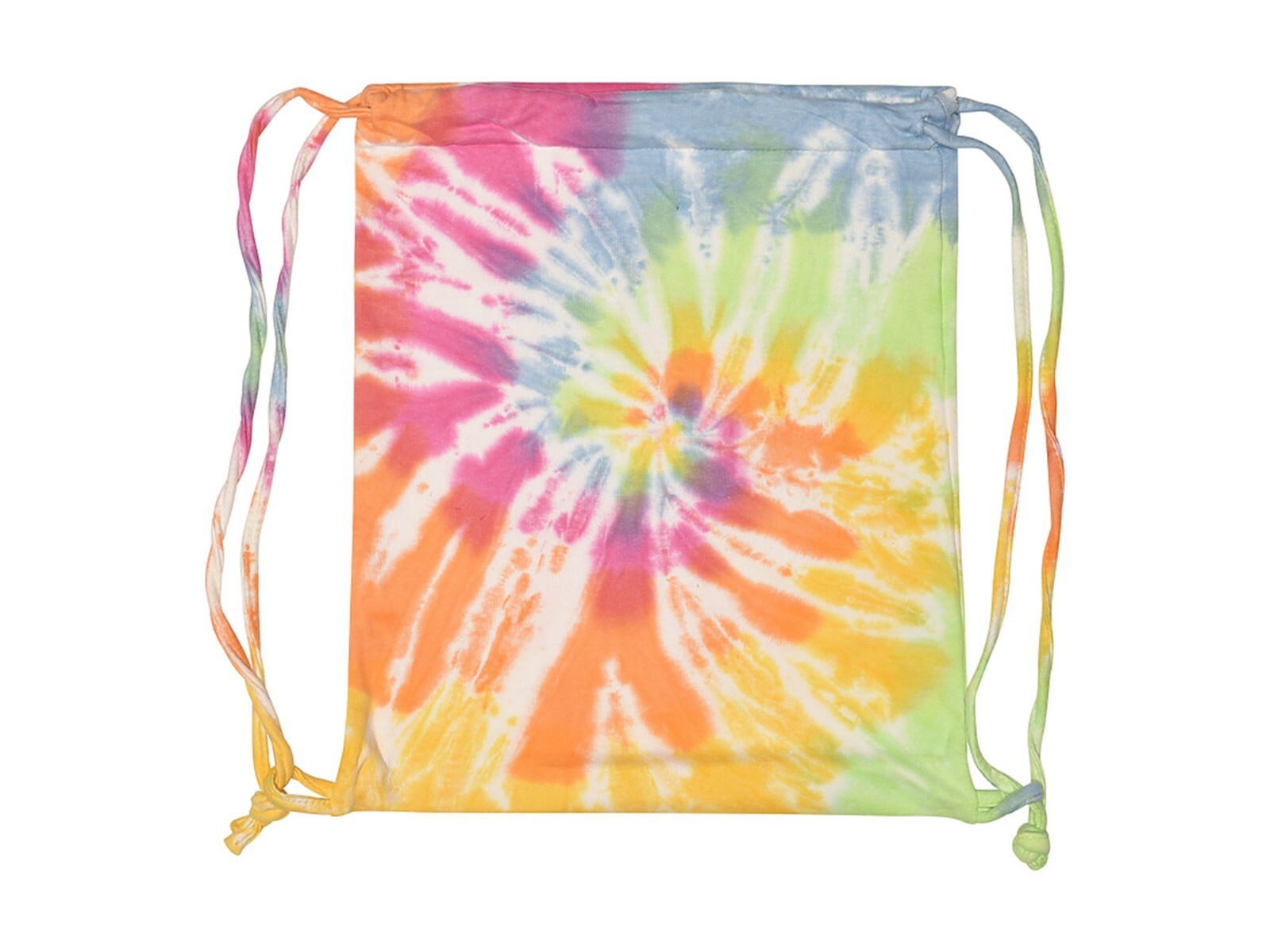 Multiple Colors Tie Dye String Bag, 100% Cotton,, 18 ” x 14″, New with Tags
