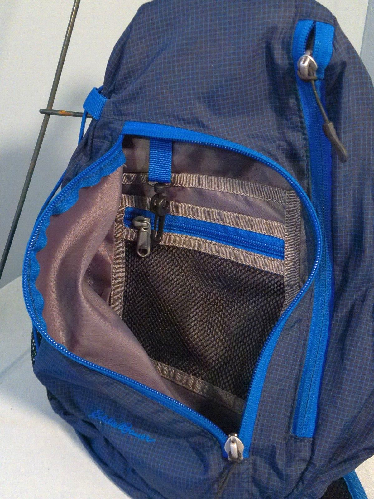 Eddie Bauer RipStop sling crossbody backpack bag padded shoulder strap air mesh