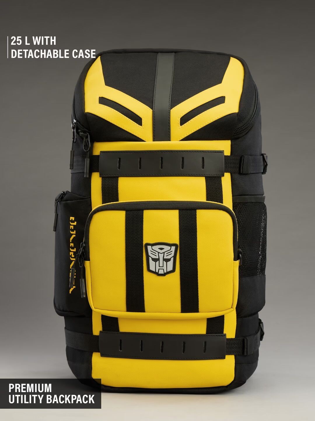Bumblebee Tactical Autobot Backpack School Travel black official licensed 2025