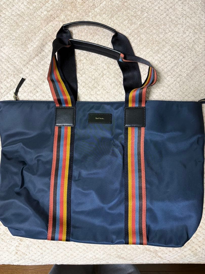 paul smith navy tote bag