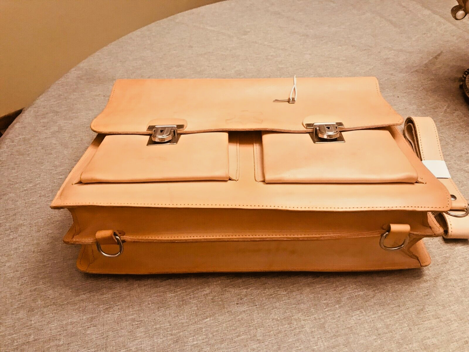 ECHTES LEDER Thick Saddle Leather Briefcase /Messenger Bag /Backpack – GERMANY