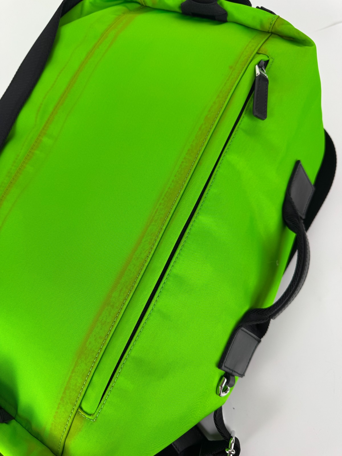$1,250 Givenchy NWT Auth Green G Zip Duffel Bag Backpack Pockets Handle Adjust