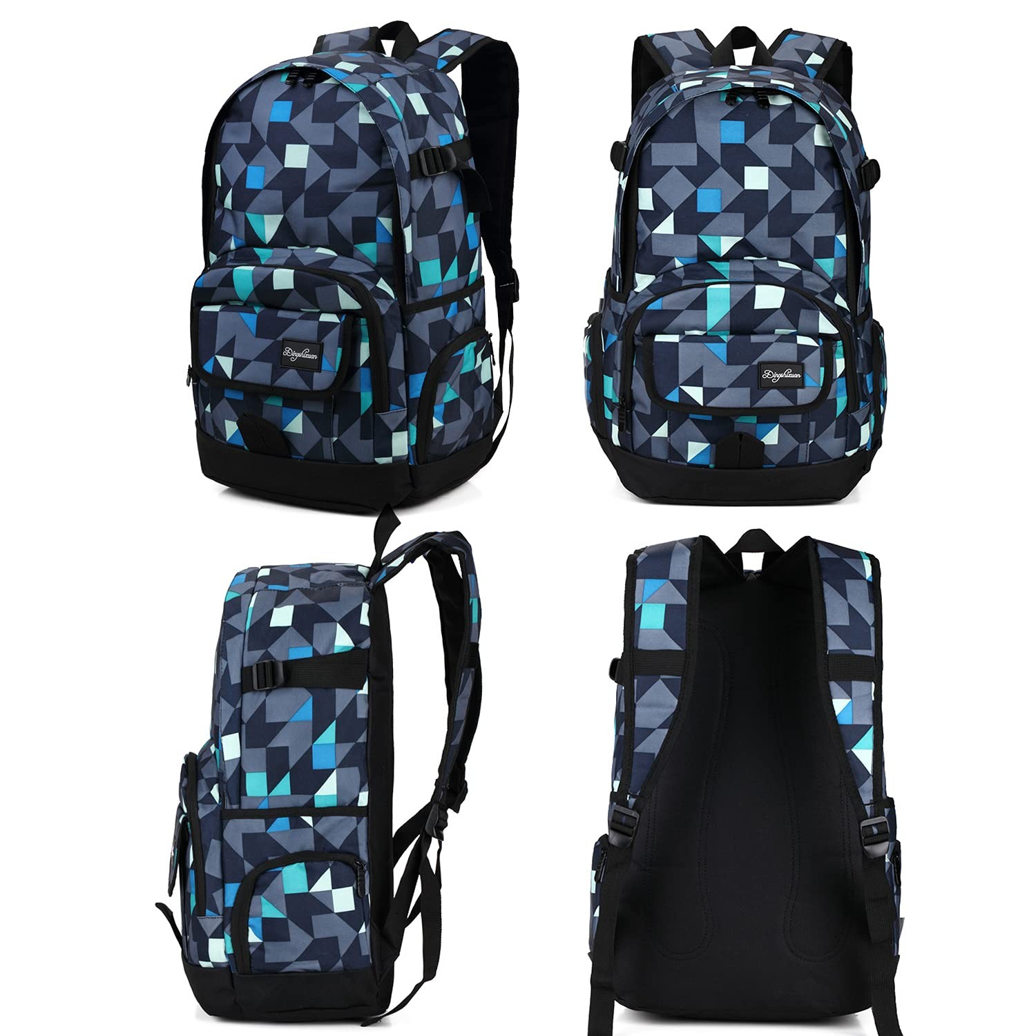 School Backpack Travel Bag for Men & Women Lightweight College Back Pack with…