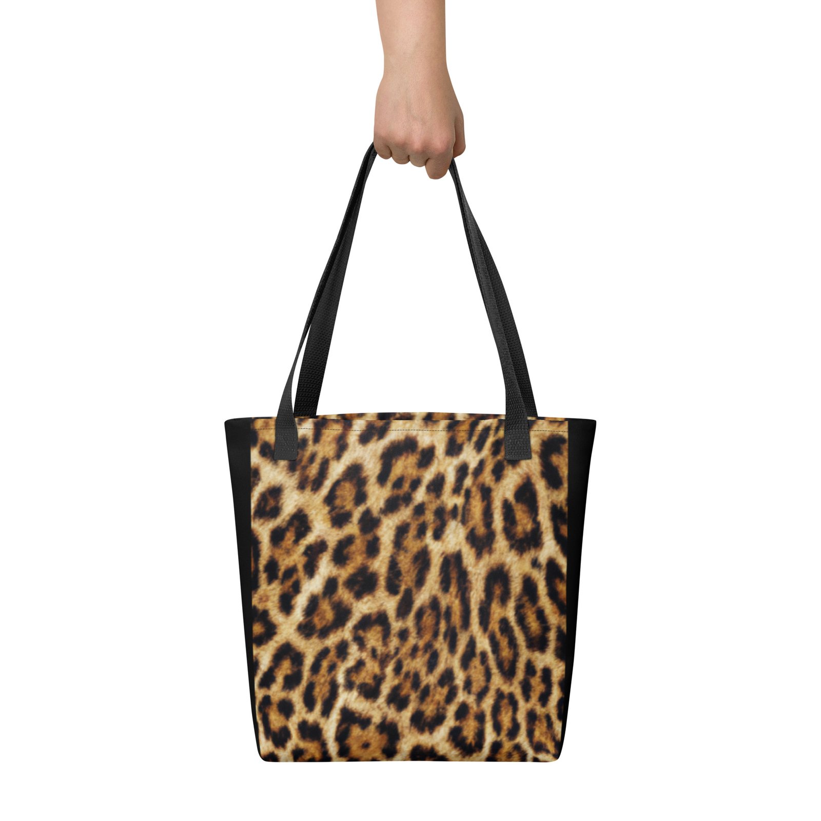 Safari Splendor – Wild Leopard Print Tote Bag