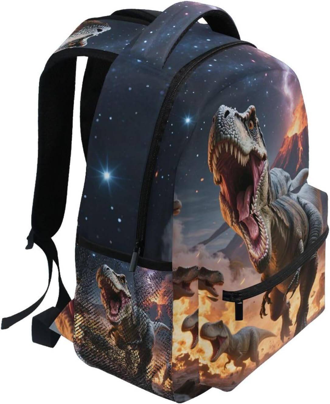 Dinosaurs Roar Backpack 3Rd 4Th 5Th Grade School Bookbags Travel Laptop Daypack