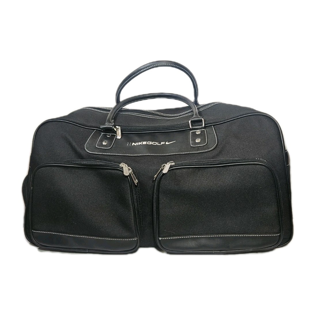Nike Golf Travel Duffel Bag 24″ Black Weekender Carry On Shoe Pocket New W/O Tag