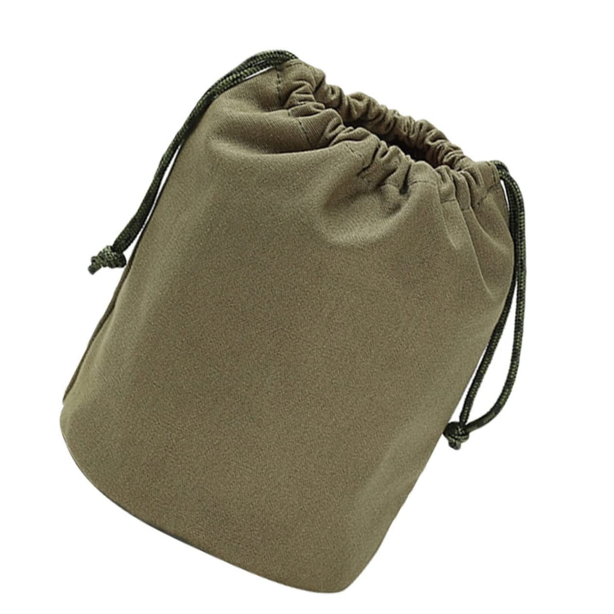 Large Canvas Drawstring Storage Bag 7.87X5.91X5.91 Inches Portable Organizer …